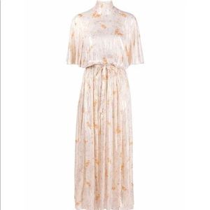 Gold floral Zadig and Voltaire maxi dress